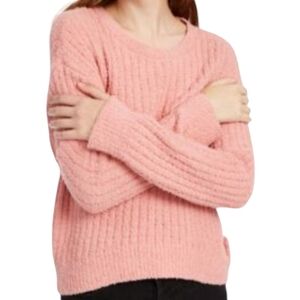 Crave Fame Ribbed Long-Sleeve Top Women's.  Size Small.  New With Tags.